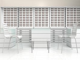 八步打造時尚眼鏡店鋪設(shè)計裝修