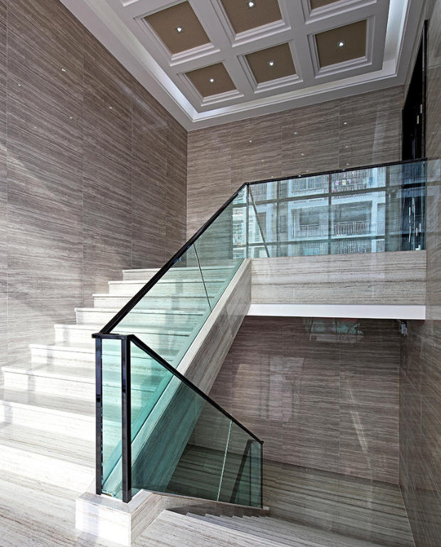 浦東新區(qū)張江路展想中心復(fù)式辦公室裝修效果圖