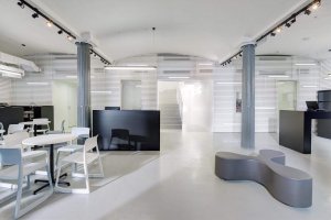 普陀區(qū)怒江北路現(xiàn)代簡約辦公室設(shè)計特征