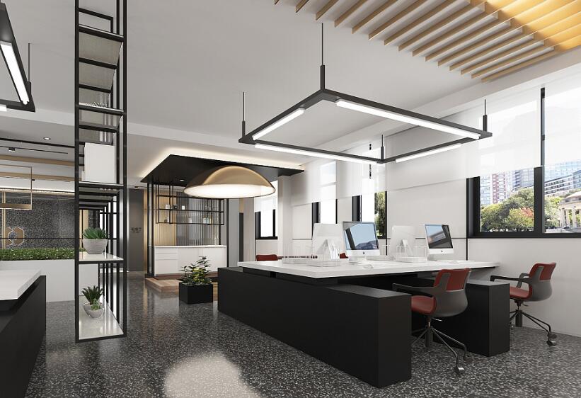 黃浦區(qū)2000平集團(tuán)公司簡(jiǎn)約風(fēng)辦公室裝修效果圖