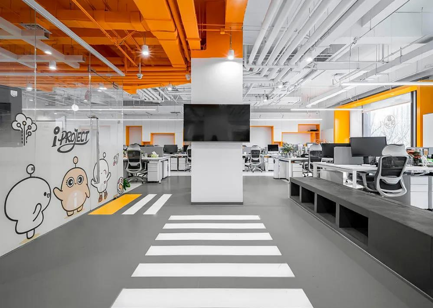 嘉定區(qū)動(dòng)漫公司裝修效果圖