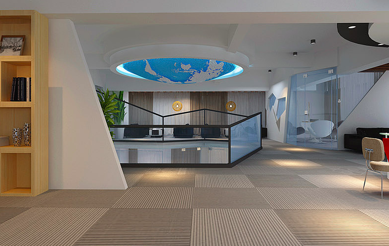 英語(yǔ)培訓(xùn)機(jī)構(gòu)辦公室裝修效果圖