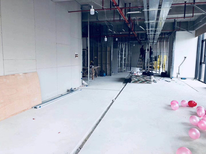 辦公室裝修：360教育在線開工大吉現場