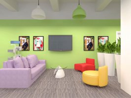 童裝公司辦公室裝修效果圖