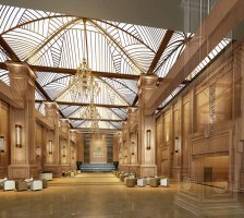 銀行大廳及辦公室裝修效果圖