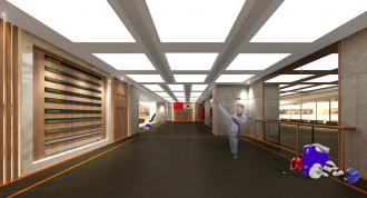 跆拳道館裝修效果圖