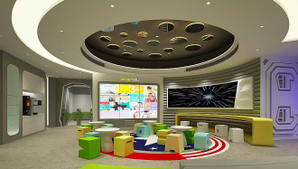 兒童教育培訓(xùn)機(jī)構(gòu)裝修效果圖