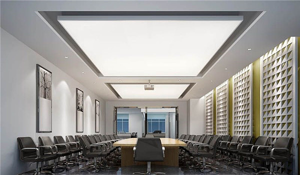 上海市長寧區(qū)集團(tuán)公司辦公室裝修效果圖