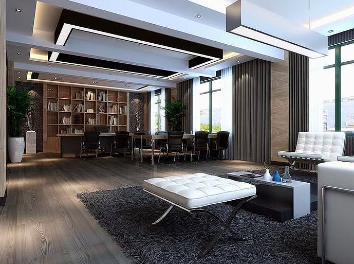 上海楊浦區(qū)房地產(chǎn)公司辦公室裝修