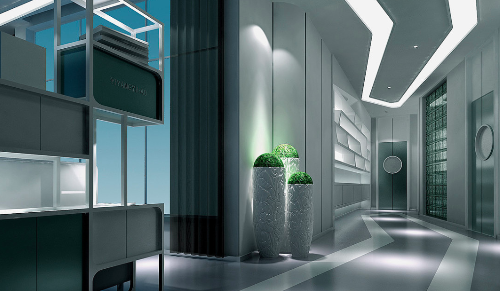 金山區(qū)美容護(hù)理公司辦公室裝修效果圖