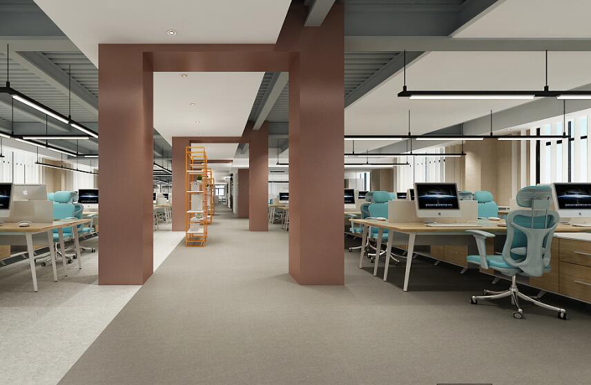 長(zhǎng)寧區(qū)極簡(jiǎn)風(fēng)辦公室裝修效果圖