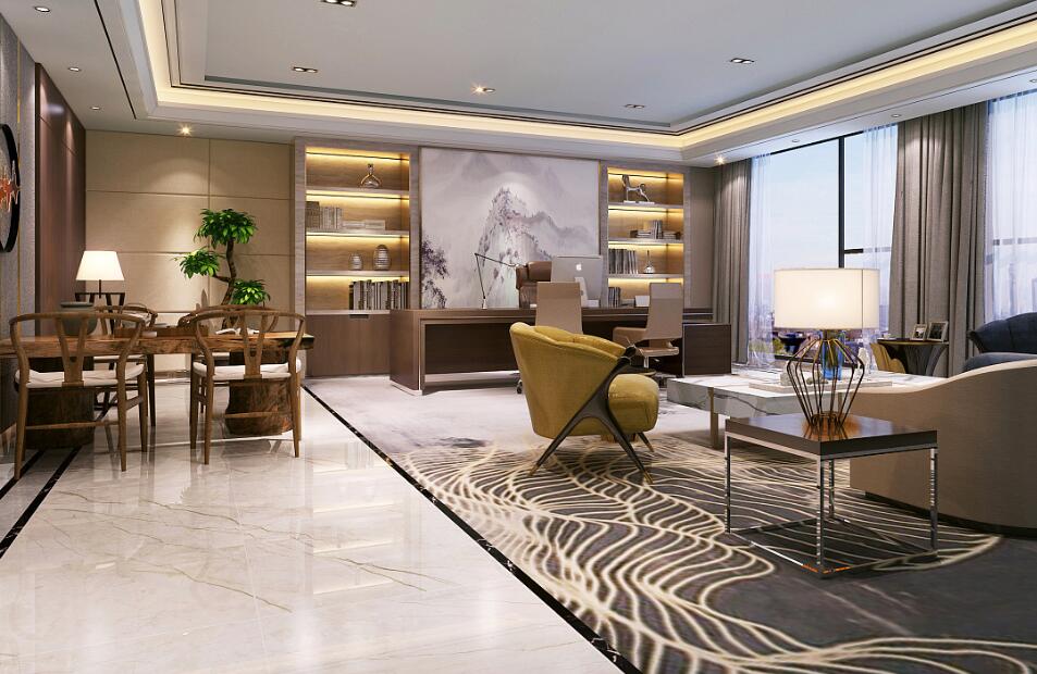 徐匯區(qū)高端珠寶公司辦公室裝修效果圖