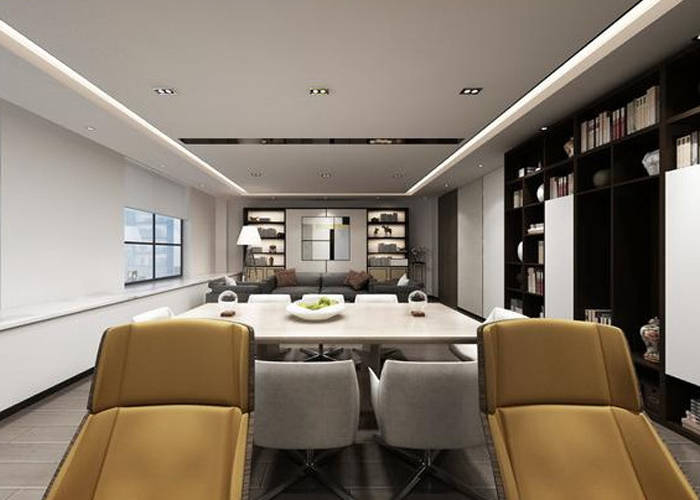 辦公室背景墻如何裝修更時尚大氣？