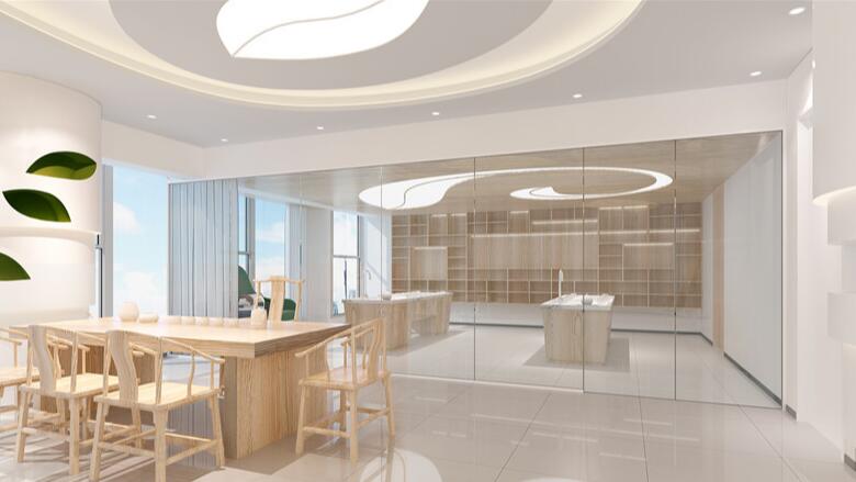 上海裝修公司_美容科技公司辦公室裝修效果圖