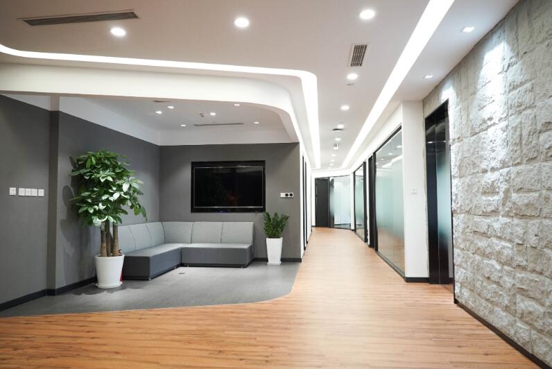 楊浦區(qū)4A寫(xiě)字樓集團(tuán)辦公室裝修效果圖