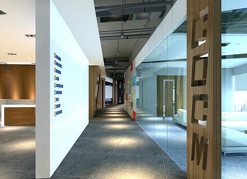 長(zhǎng)寧區(qū)文化創(chuàng)意品牌公司辦公室裝修效果圖