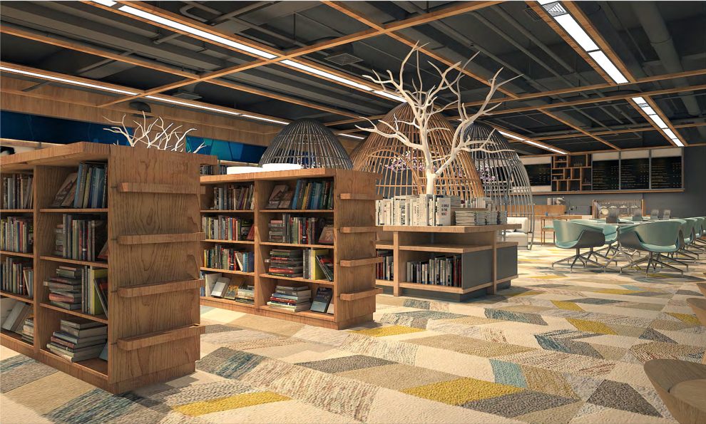 空軍某綜合訓(xùn)練基地綜合辦公裝修效果圖（一）